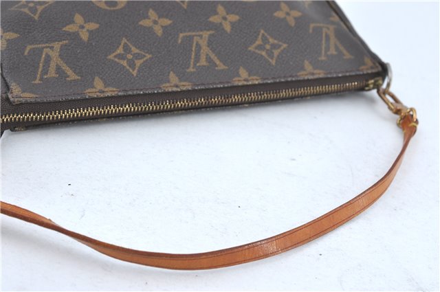 Authentic Louis Vuitton Monogram Pochette Accessoires Pouch M51980 Junk G3509