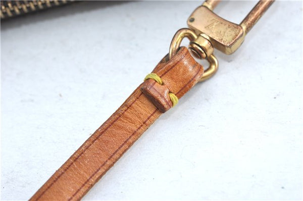 Authentic Louis Vuitton Monogram Pochette Accessoires Pouch M51980 Junk G3509