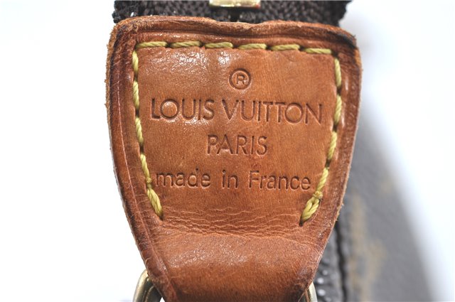 Authentic Louis Vuitton Monogram Pochette Accessoires Pouch M51980 Junk G3509