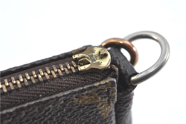 Authentic Louis Vuitton Monogram Pochette Accessoires Pouch M51980 Junk G3509