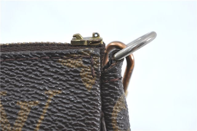 Authentic Louis Vuitton Monogram Pochette Accessoires Pouch M51980 Junk G3509