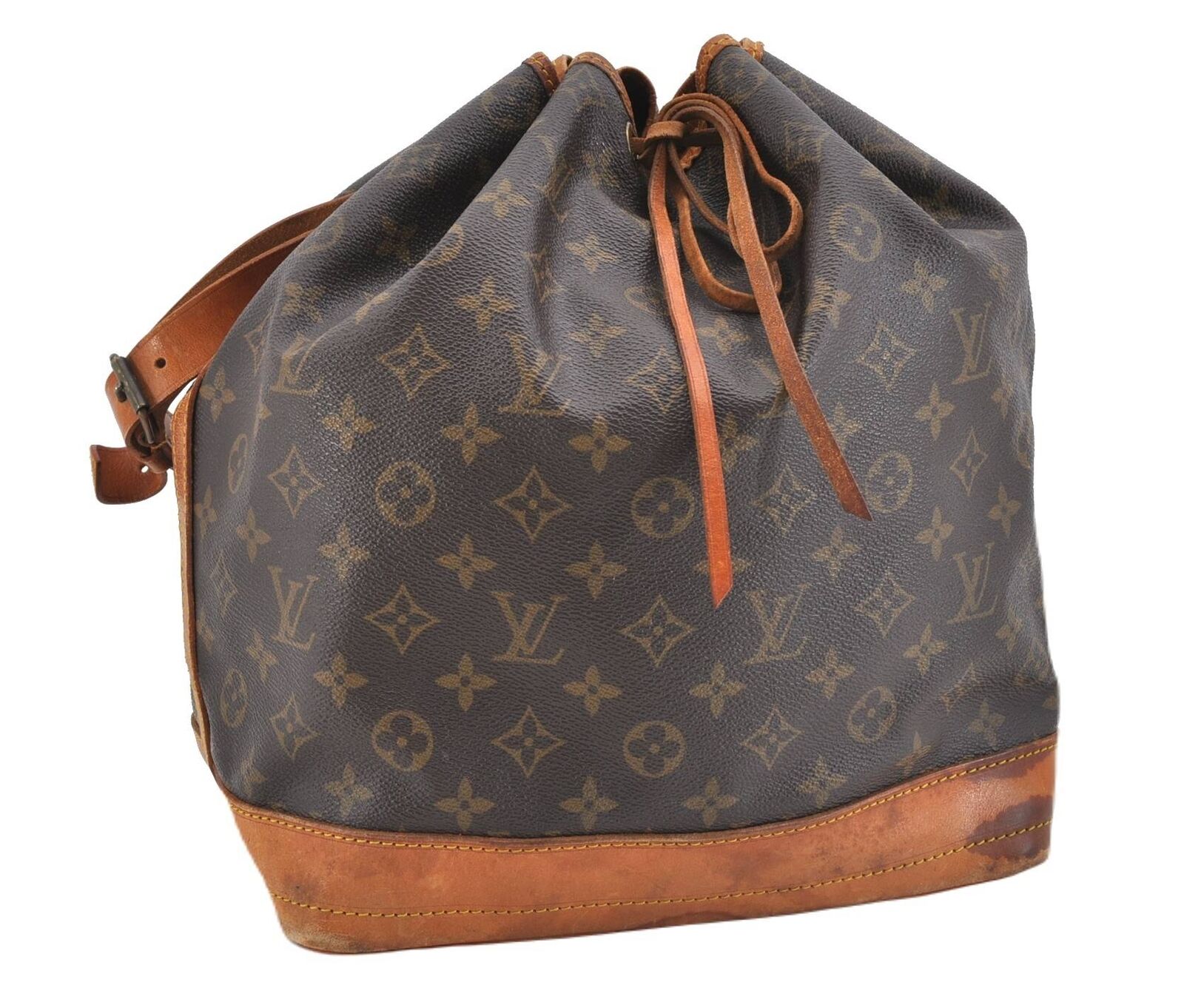 Authentic LOUIS VUITTON Monogram Noe Shoulder Bag M42224 LV G4018