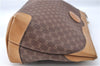 Authentic GUCCI Micro GG PVC Leather Clutch Hand Bag Purse Brown G4192