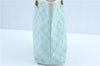Authentic GUCCI Shoulder Tote Bag GG Canvas Leather 0021099 Light Blue G4338