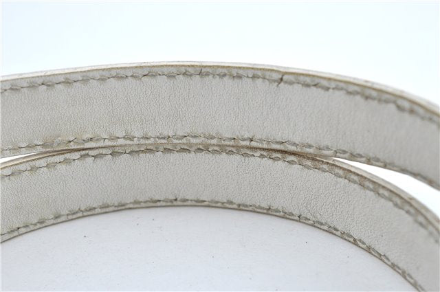 Authentic GUCCI Shoulder Tote Bag GG Canvas Leather 0021099 Light Blue G4338