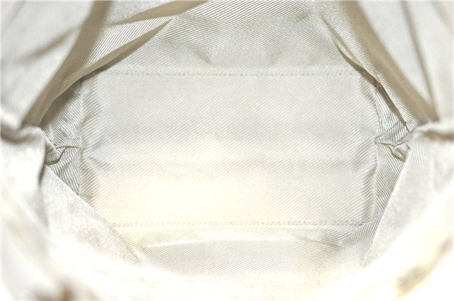 Authentic GUCCI Shoulder Tote Bag GG Canvas Leather 0021099 Light Blue G4338