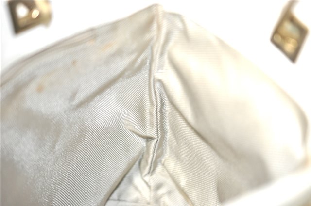 Authentic GUCCI Shoulder Tote Bag GG Canvas Leather 0021099 Light Blue G4338