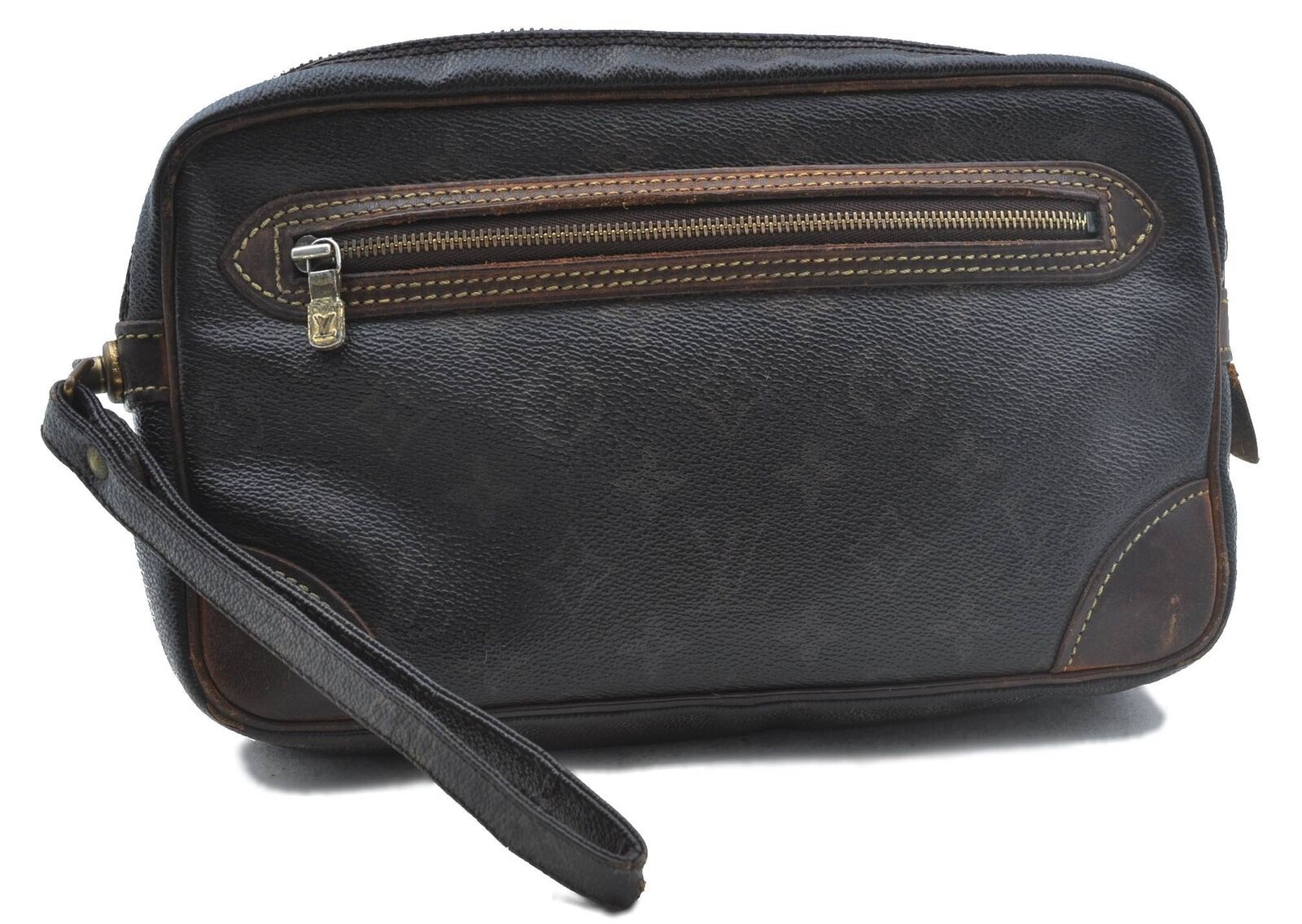 Auth LOUIS VUITTON Monogram Marly Dragonne GM Clutch Hand Bag M51825 LV G4658