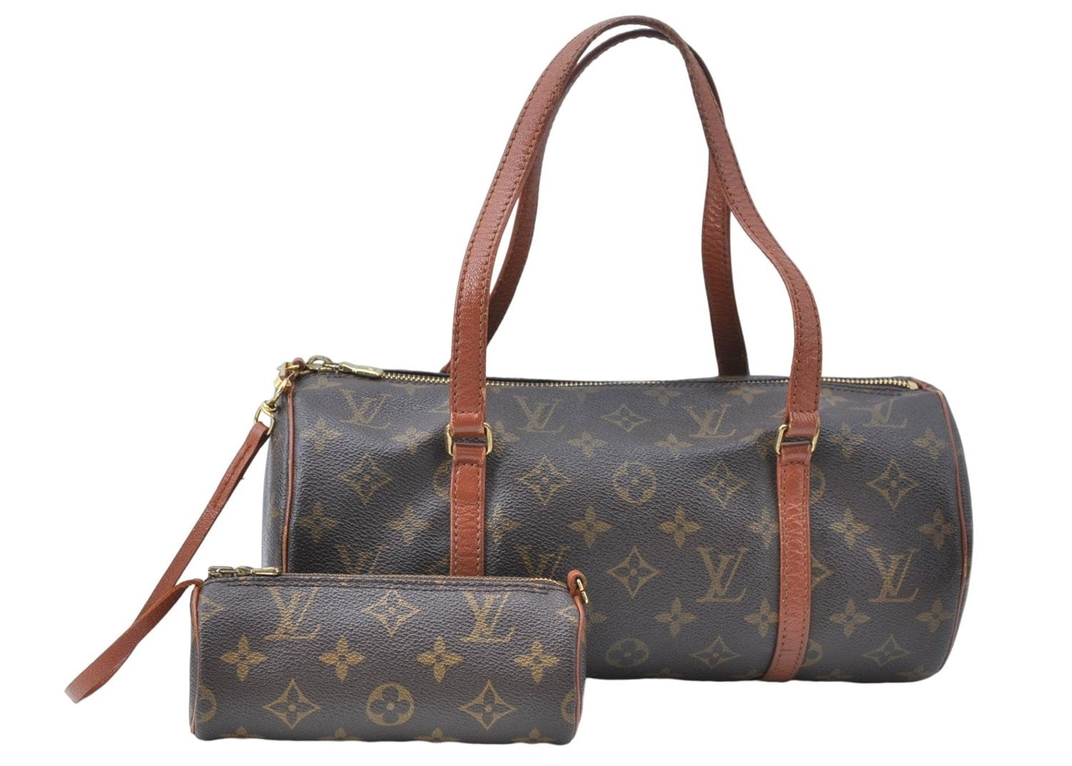 Authentic Louis Vuitton Monogram Papillon 30 Hand Bag Old Model LV G5095