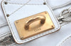 Authentic Chloe Paddington Leather Shoulder Hand Bag Purse White G5531