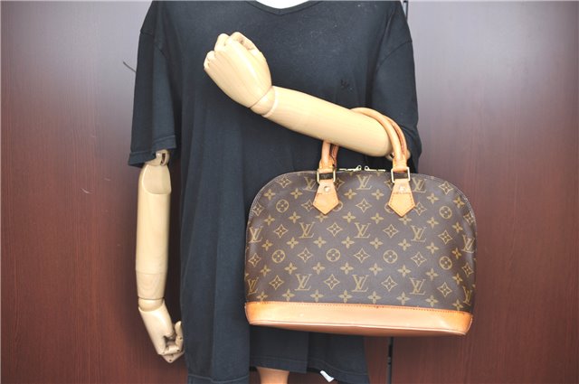 Authentic Louis Vuitton Monogram Alma Hand Bag M51130 LV G5668