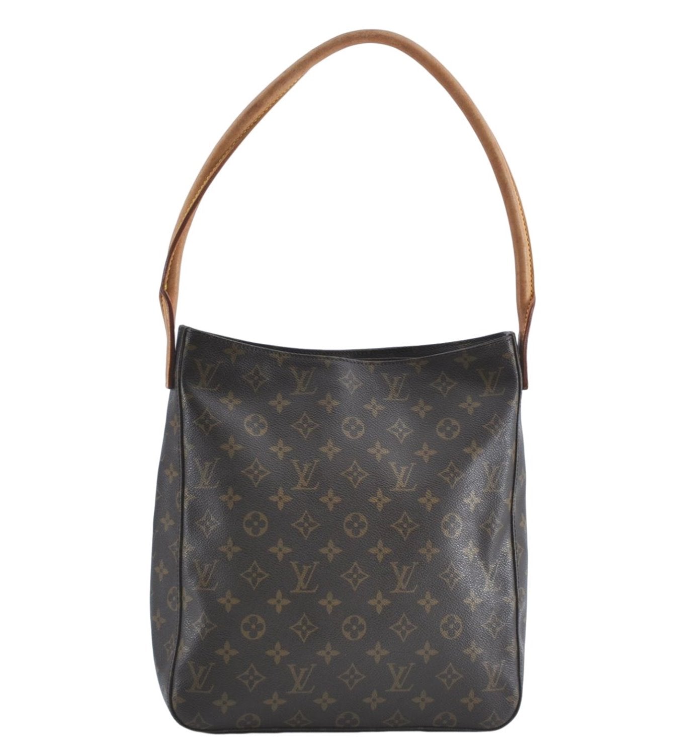 Authentic Louis Vuitton Monogram Looping GM Shoulder Tote Bag M51145 LV G6078