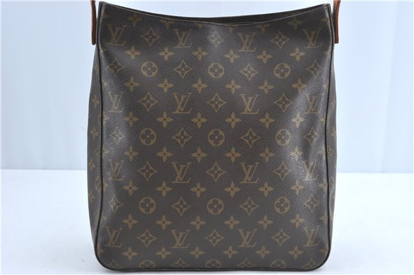 Authentic Louis Vuitton Monogram Looping GM Shoulder Tote Bag M51145 LV G6078