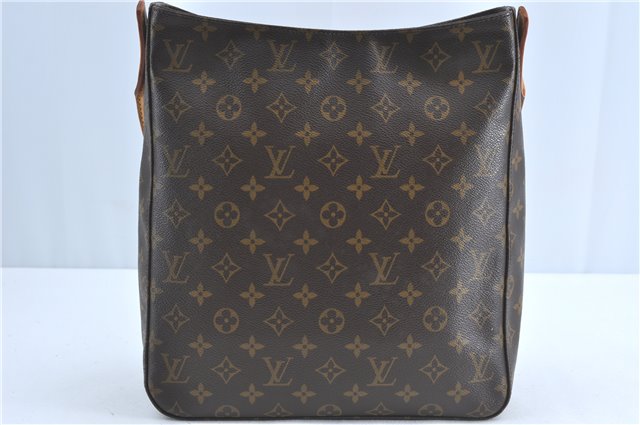 Authentic Louis Vuitton Monogram Looping GM Shoulder Tote Bag M51145 LV G6078