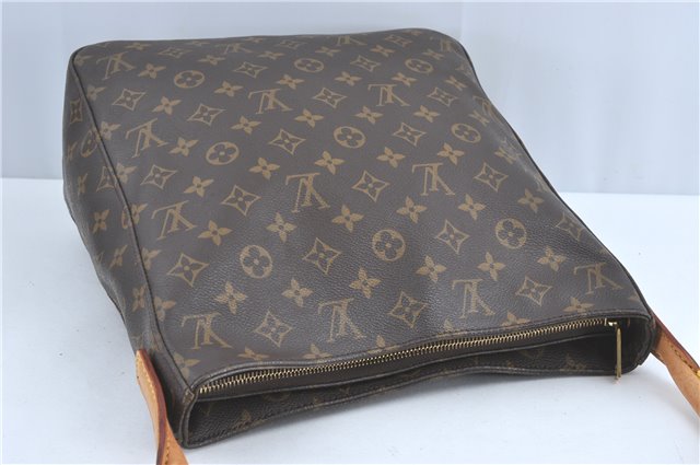 Authentic Louis Vuitton Monogram Looping GM Shoulder Tote Bag M51145 LV G6078