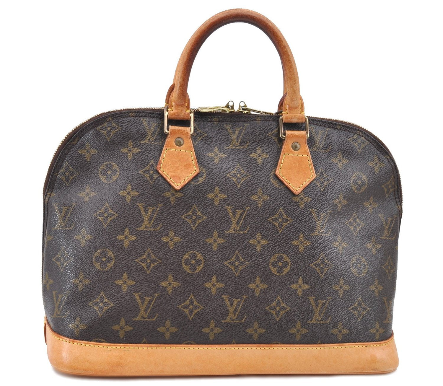 Authentic Louis Vuitton Monogram Alma Hand Bag M51130 LV G6086