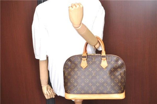 Authentic Louis Vuitton Monogram Alma Hand Bag M51130 LV G6086