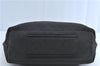 Authentic GUCCI Shoulder Tote Bag GG Canvas Leather 101340 Black G6203