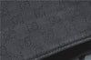 Authentic GUCCI Shoulder Tote Bag GG Canvas Leather 101340 Black G6203