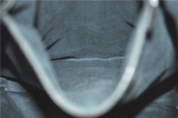 Authentic GUCCI Shoulder Tote Bag GG Canvas Leather 101340 Black G6203