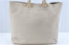 Authentic PRADA Leather 2Way Shoulder Cross Body Tote Bag BN1713 Ivory G6256