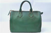Authentic Louis Vuitton Epi Speedy 25 Hand Boston Bag Green M43014 LV G6300