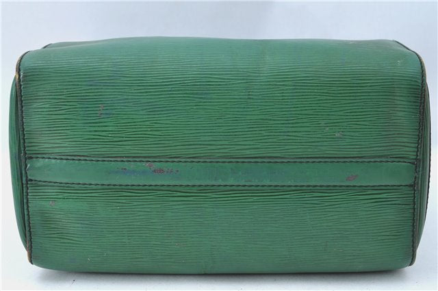 Authentic Louis Vuitton Epi Speedy 25 Hand Boston Bag Green M43014 LV G6300