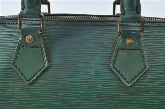Authentic Louis Vuitton Epi Speedy 25 Hand Boston Bag Green M43014 LV G6300