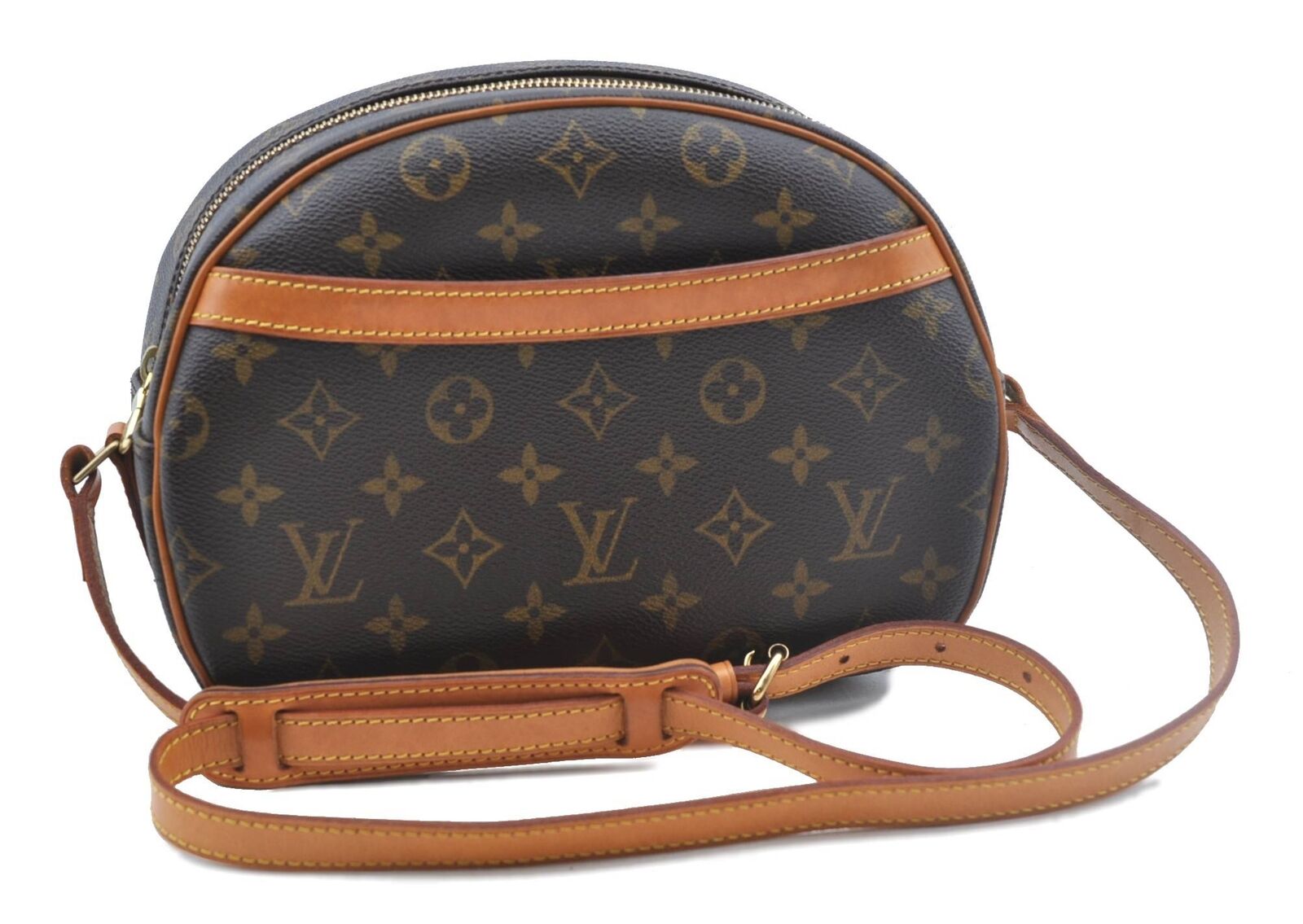 Authentic LOUIS VUITTON Monogram Blois Shoulder Cross Body Bag M51221 LV G6337