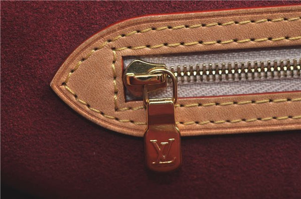 Auth Louis Vuitton Monogram Multicolor Annie GM Tote Bag White M40303 LV G6726