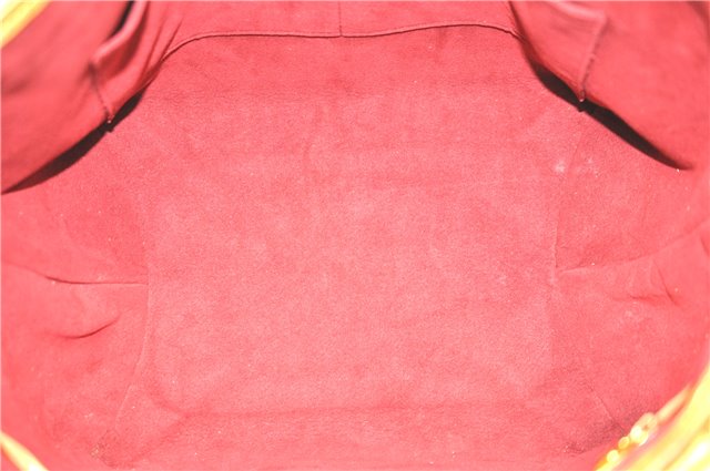 Auth Louis Vuitton Monogram Multicolor Annie GM Tote Bag White M40303 LV G6726