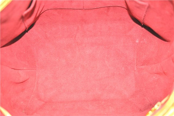 Auth Louis Vuitton Monogram Multicolor Annie GM Tote Bag White M40303 LV G6726