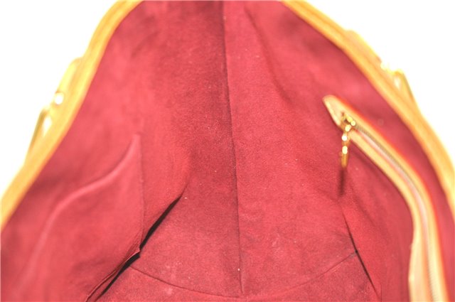 Auth Louis Vuitton Monogram Multicolor Annie GM Tote Bag White M40303 LV G6726