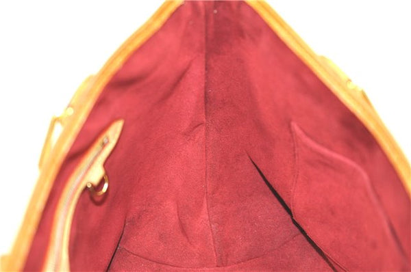 Auth Louis Vuitton Monogram Multicolor Annie GM Tote Bag White M40303 LV G6726