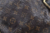 Auth Louis Vuitton Monogram Shearing Thunder Shoulder Tote Bag M95573 LV G6774