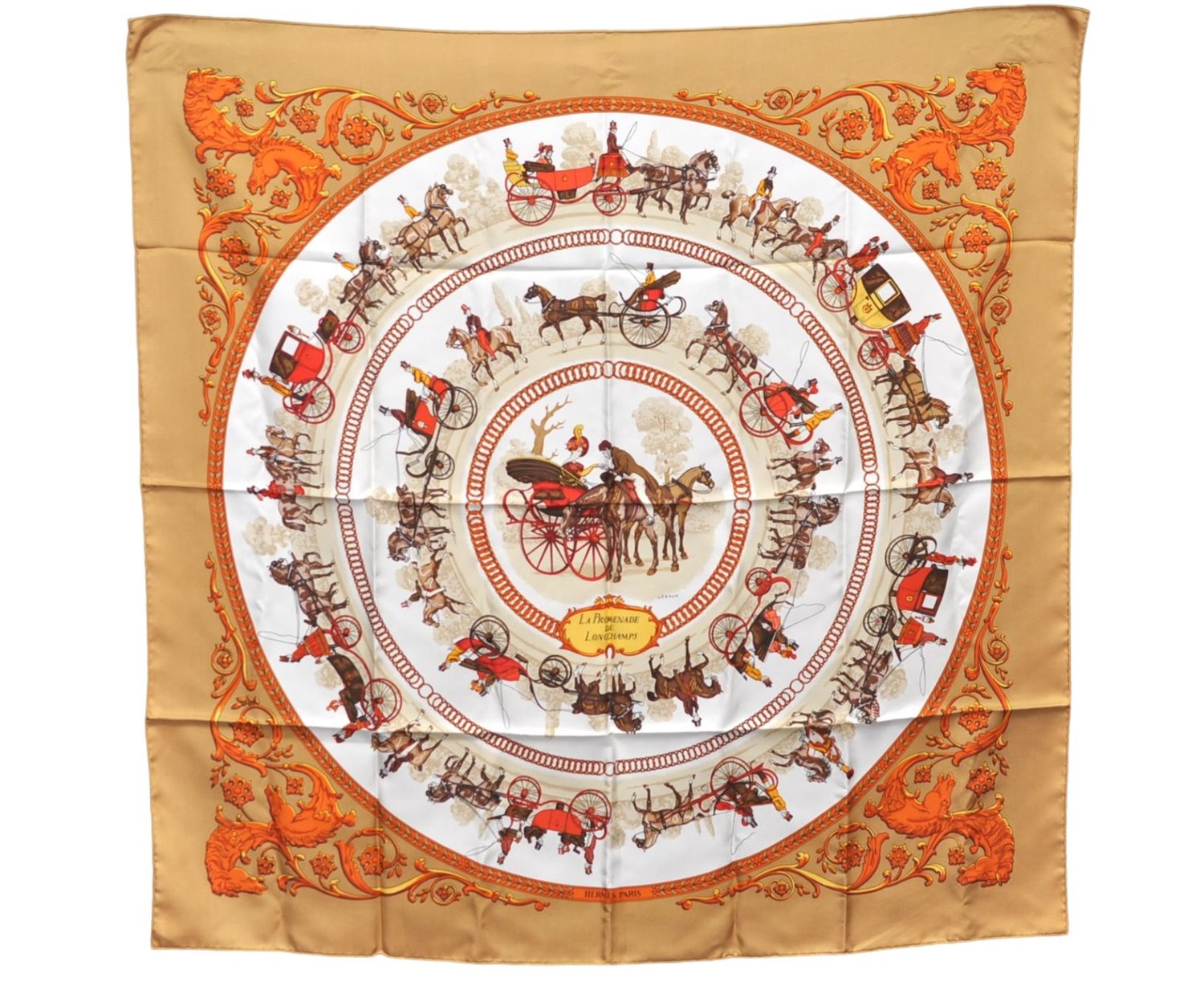 Authentic HERMES Carre 90 Scarf 