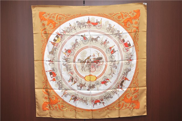 Authentic HERMES Carre 90 Scarf 