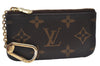 Authentic Louis Vuitton Monogram Pochette Cles Coin Case M62650 LV G7030