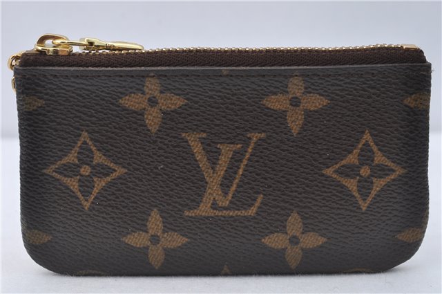 Authentic Louis Vuitton Monogram Pochette Cles Coin Case M62650 LV G7030