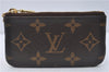 Authentic Louis Vuitton Monogram Pochette Cles Coin Case M62650 LV G7030