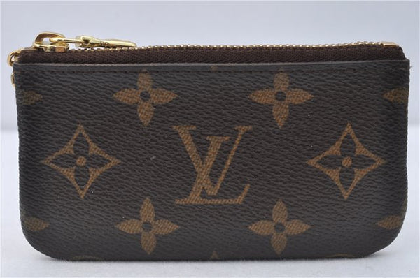Authentic Louis Vuitton Monogram Pochette Cles Coin Case M62650 LV G7030