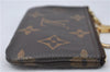 Authentic Louis Vuitton Monogram Pochette Cles Coin Case M62650 LV G7030