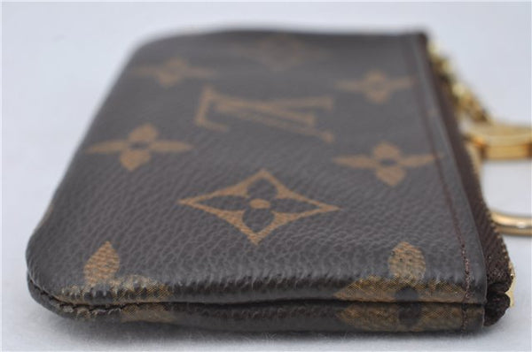 Authentic Louis Vuitton Monogram Pochette Cles Coin Case M62650 LV G7030