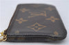 Authentic Louis Vuitton Monogram Pochette Cles Coin Case M62650 LV G7030