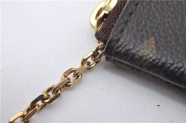 Authentic Louis Vuitton Monogram Pochette Cles Coin Case M62650 LV G7030