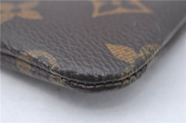 Authentic Louis Vuitton Monogram Pochette Cles Coin Case M62650 LV G7030