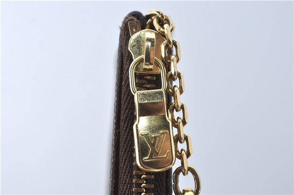 Authentic Louis Vuitton Monogram Pochette Cles Coin Case M62650 LV G7030