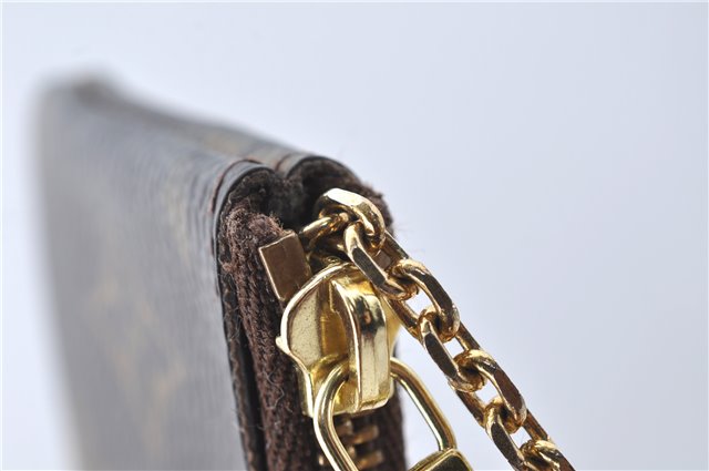 Authentic Louis Vuitton Monogram Pochette Cles Coin Case M62650 LV G7030