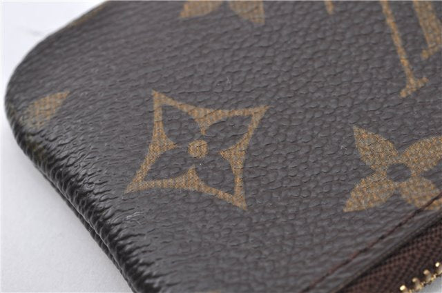 Authentic Louis Vuitton Monogram Pochette Cles Coin Case M62650 LV G7030