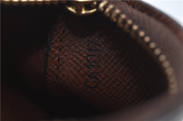Authentic Louis Vuitton Monogram Pochette Cles Coin Case M62650 LV G7030